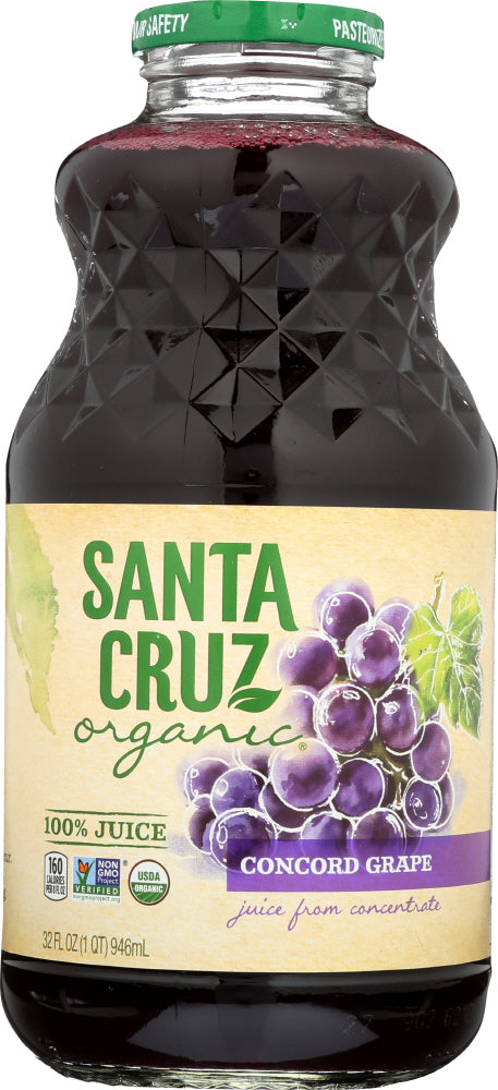 SANTA CRUZ: Juice Grape Concord Org, 32 fo