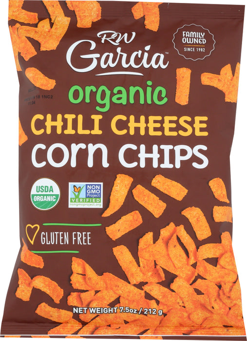 RW GARCIA: Organic Chili Cheese Corn Chips, 7.5 oz