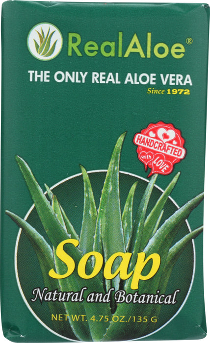 REAL ALOE: Aloe Vera Bar Soap, 4.75 oz