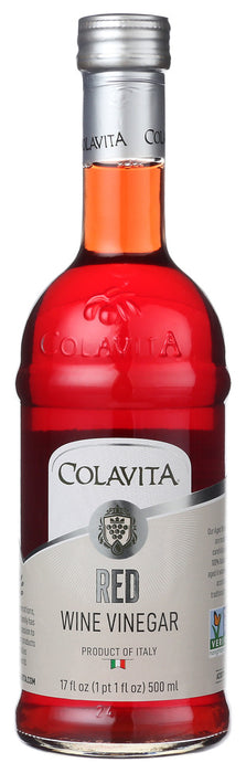 Colavita Aged Red Wine Vinegar 17 floz. Glass Bottle
Fine and aromatic, this naturally aged wine vinegar has been produced according to traditional methods of aging selected wines for long periods in wooden barrels. Gluten free.