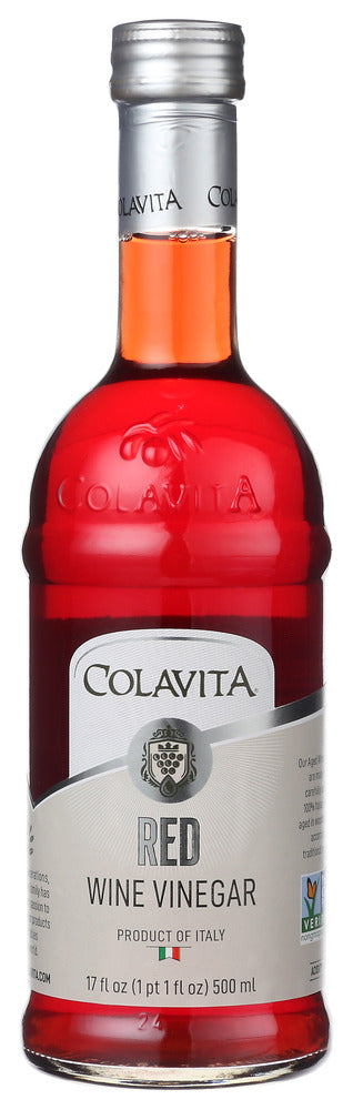 Colavita Aged Red Wine Vinegar 17 floz. Glass Bottle
Fine and aromatic, this naturally aged wine vinegar has been produced according to traditional methods of aging selected wines for long periods in wooden barrels. Gluten free.