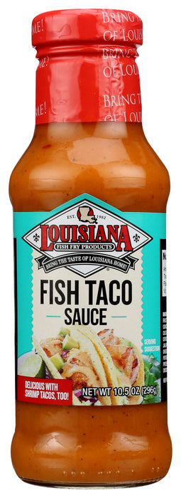 LOUISIANA FISH FRY: Fish Taco Sauce, 10.5 oz