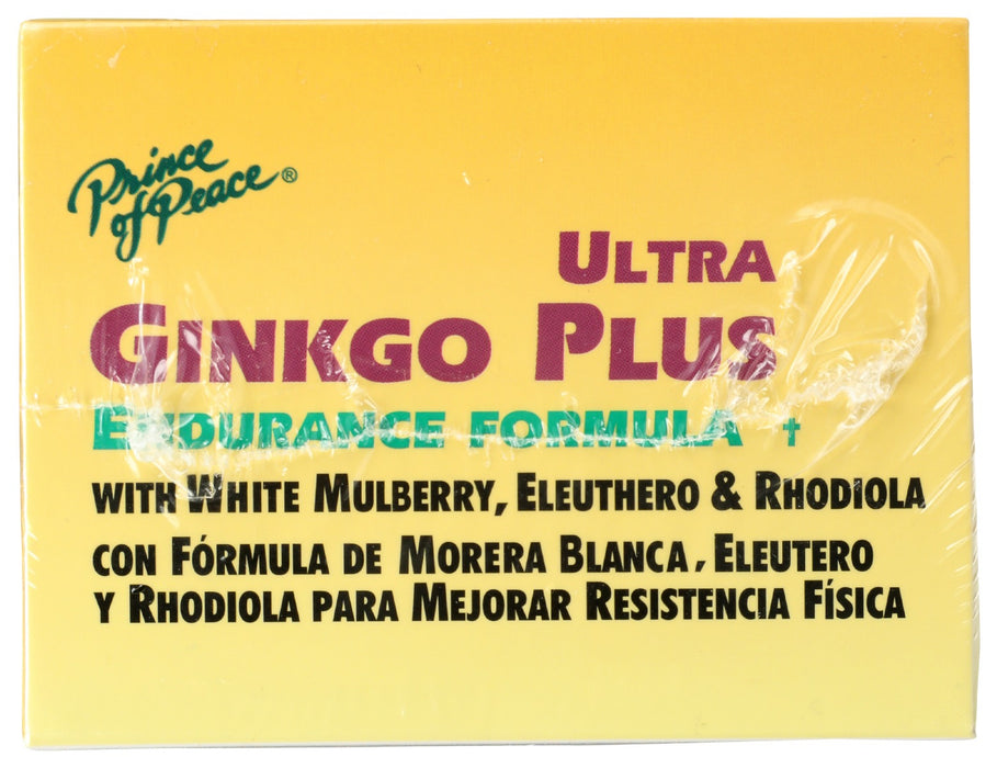 PRINCE OF PEACE: Ginkgo Plus Endurance Formula, 30 pc