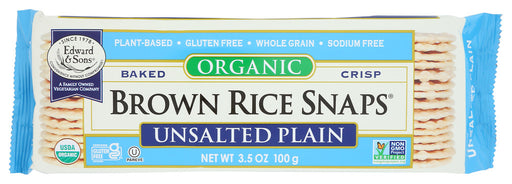 We introduced original Brown Rice Snaps back in 1979, creating a brand new category of wholesome entertainment crackers. These crisp, delicious disks are crafted from whole grain rice for a nutrient balance as nature intended. Available in numerous flavors from Plain Unsalted, to zesty Vegetable to sublime Black Sesame -- all varieties are gluten-free and contain nothing artificial.