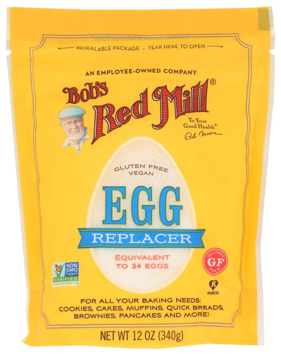 Our Gluten Free Egg Replacer is a simple, clean, and easy-to-use vegan baking essential. Great for muffins, cakes, cookies, quick breads and more!