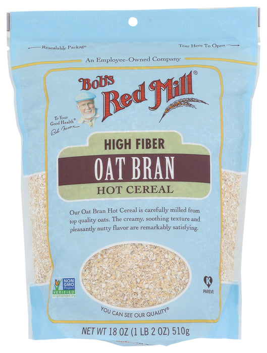 BOB'S RED MILL: High Fiber Oat Bran Hot Cereal, 18 oz