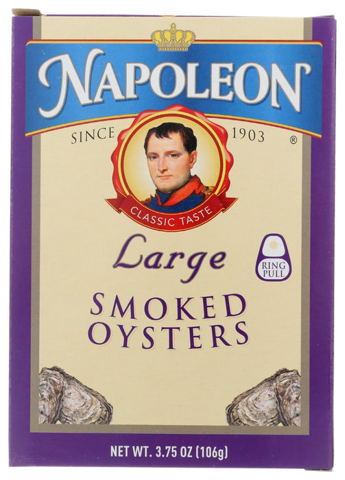 NAPOLEON: Oyster Smoked Large, 3.66 oz