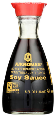 All-purpose Kikkoman® Soy Sauce is traditionally brewed from water, soybeans, wheat and salt. Like fine wine, Kikkoman® Soy Sauce is aged for several months to develop its characteristic rich and mellow umami taste, appetizing aroma and distinctive reddish-brown color. Besides using it in traditional Asian dishes, try it in mainstream American foods, classic Mediterranean dishes or Caribbean cuisine. Taste the difference and try America's #1 soy sauce* for yourself.