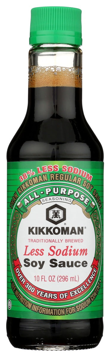 Although there is less sodium in Less Sodium Soy Sauce, all the flavor and quality characteristics remain because it is aged before extracting the salt. However, to maintain this full umami flavor, we recommend using it during the latter stage of cooking in braising sauces, soups and stews, vegetables or stir-frys.