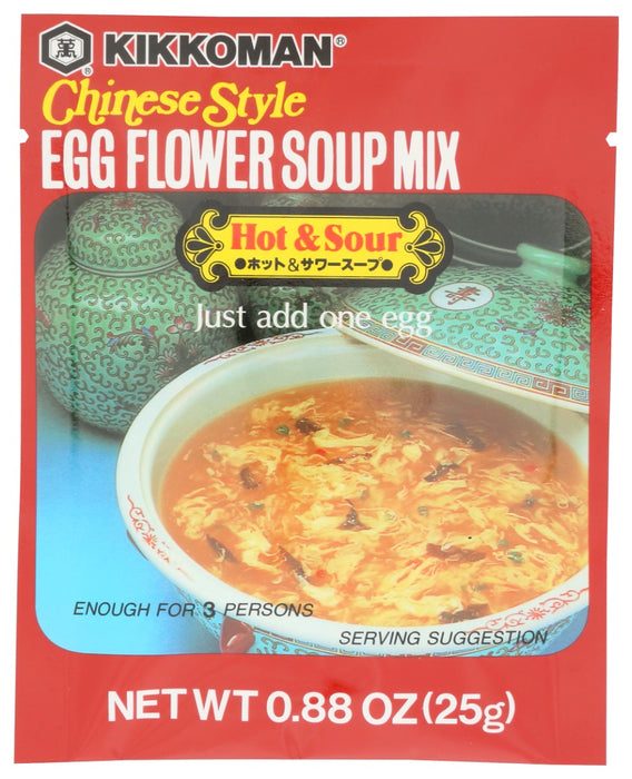 KIKKOMAN: Soup Egg Flower Hot & Sour, 0.88 oz