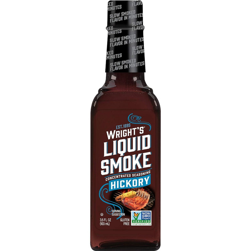 It's easy to bring real smokehouse flavor into your kitchen with Wright's. The smoke of burning hickory is condensed and combined with spring water to create Wright's Liquid Smoke, a 100% natural seasoning. Enjoy real smaoked flavor in minutes.