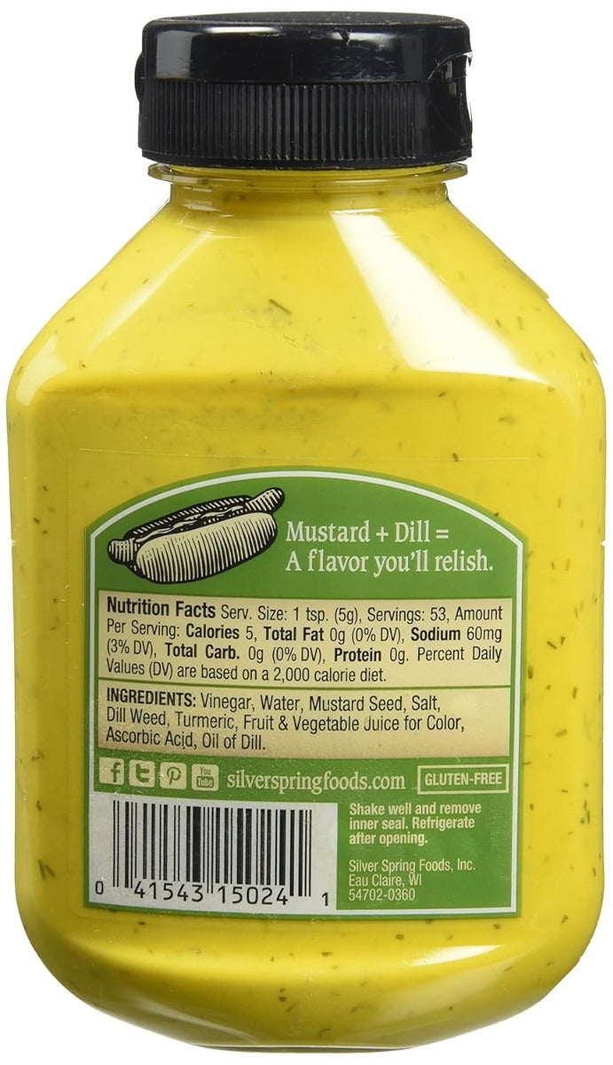 SILVER SPRINGS: Mustard Spring Dill, 9.5 oz