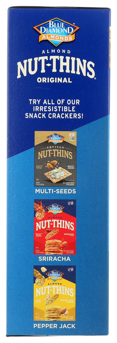 BLUE DIAMOND: Almond Nut-Thins Nut & Rice Cracker Snacks, 4.25 oz