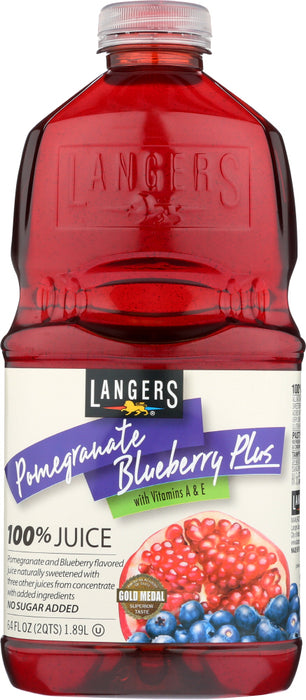 LANGERS: Juice Pomegranate Blueberry 100%, 64 fo