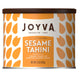 Joyva Tahini is a silky-smooth pure of 100% roasted sesame seeds that have been carefully selected and milled into a spreadable butter.  With a mild nutty flavor, our tahini is nutritiously delicious and can be used in both sweet and savory applications.