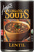 Approved by the original picky eater (Amy, of course), this tasty soup has a rich, satisfying flavor and the lentils are a good source of protein. Gluten free/dairy free/soy free/lactose free/corn free/tree nut free/vegan/kosher (Light in Sodium also available.)
