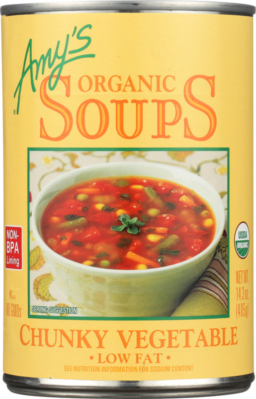 It is USDA organic and certified organic by Quality Assurance International. It is a ready to serve product. It contains chunks of tender organic vegetables in a flavorful broth that give this a satisfying homemade taste. It contains no dairy or gluten. This product is certified vegan.