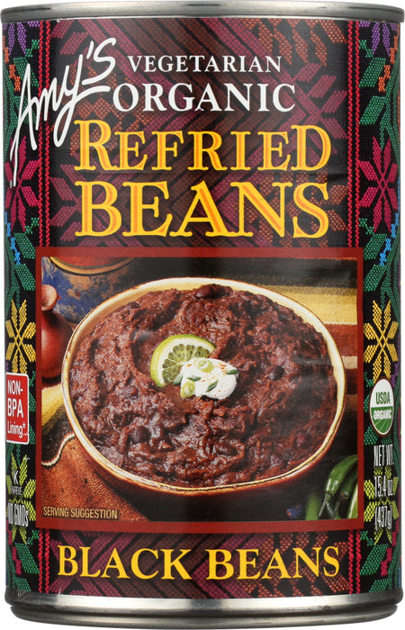 Our lightly seasoned, organic black beans are blended with onion, garlic, spices, cilantro and the just-right touch of chiles.