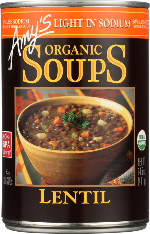 Approved by the original picky eater (Amy, of course), this tasty soup has a rich, satisfying flavor, and the lentils are a good source of protein.