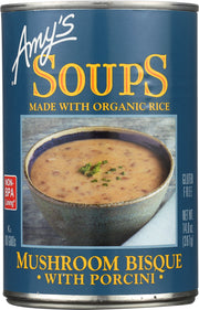 Our mushroom bisque is made with organic vegetables, organic Arborio rice, organic cream, and wild-crafted porcini mushrooms. You'll want to cozy up to this creamy, satisfying soup.