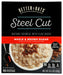 Steel cut oats sweetened with the rich flavors of maple and brown sugar.