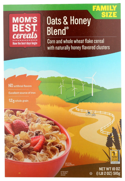 Lightly sweetened corn and whole grain wheat flake cereal with granola for a healthy and delicious breakfast.
Say yes to the best! Free of artificial flavors or preservatives. No hydrogenated oils. No high fructose corn syrup.