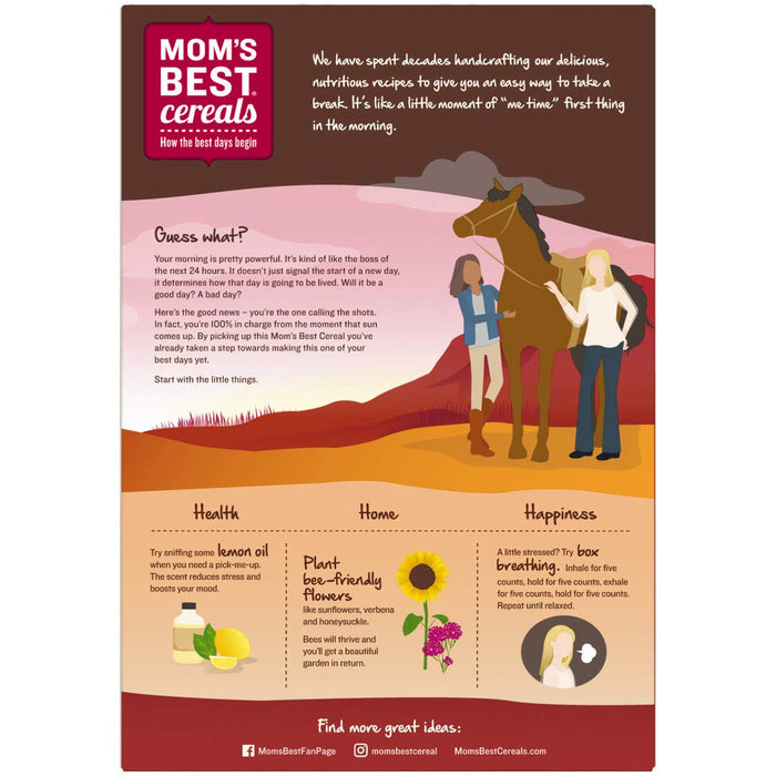 MOMS BEST: Cereal Raisin Bran, 22 oz