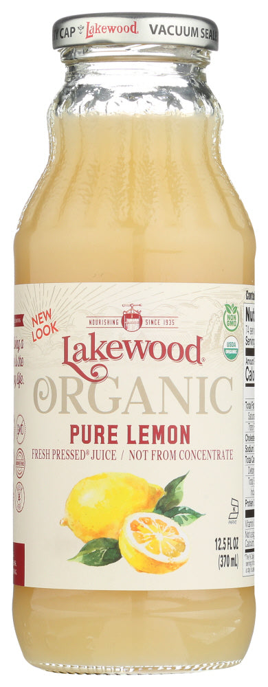 The Juice from over 30 Fresh Lemons in Every 32 oz. Bottle 
The Juice from over 12 to 14 Fresh Lemons in Every 12.5 oz. Bottle âœ“ Not From Concentrate            âœ“ Kosher Certified by KOF-K âœ“ Unsweetened 
âœ“ Choose GLASS - Non-Toxic | BPA, BPS &amp; DEHP Free