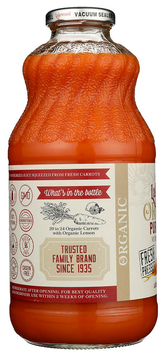 LAKEWOOD ORGANIC: Pure Carrot Juice, 32 oz