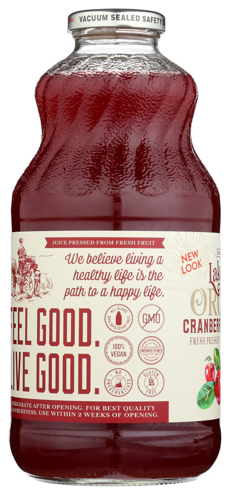 LAKEWOOD ORGANIC: Cranberry Juice Blend, 32 oz
