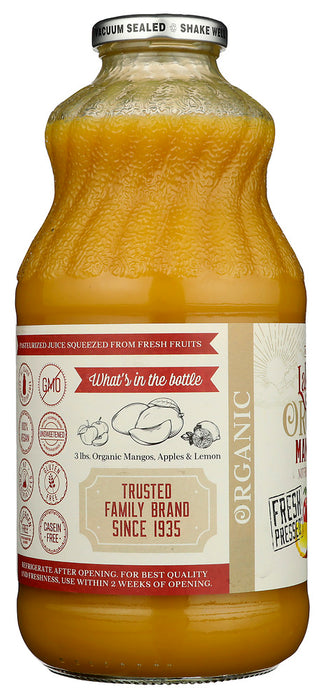 LAKEWOOD ORGANIC: Mango 100% Juice Blend, 32 oz