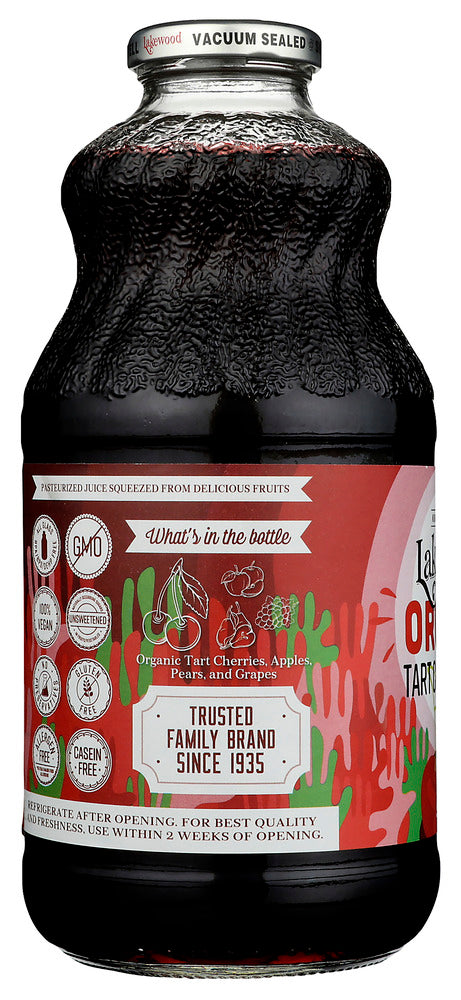 LAKEWOOD: Organic Pure Fruit Tart Cherry Blend, 32 oz