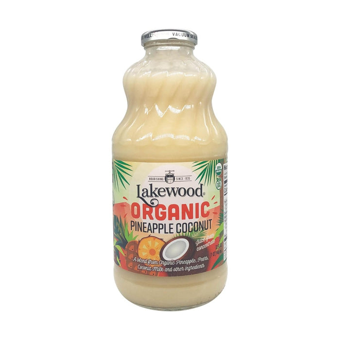 Independently Certified by QCS - Grown and harvested in accordance with the National Organic Program. No synthetically compounded fertilizers, pesticides, herbicides or growth regulators. All Lakewood Juices are Pressed, Pasteurized, Bottled, and Vacuum Safety Sealed in Certified Organic Facilities.