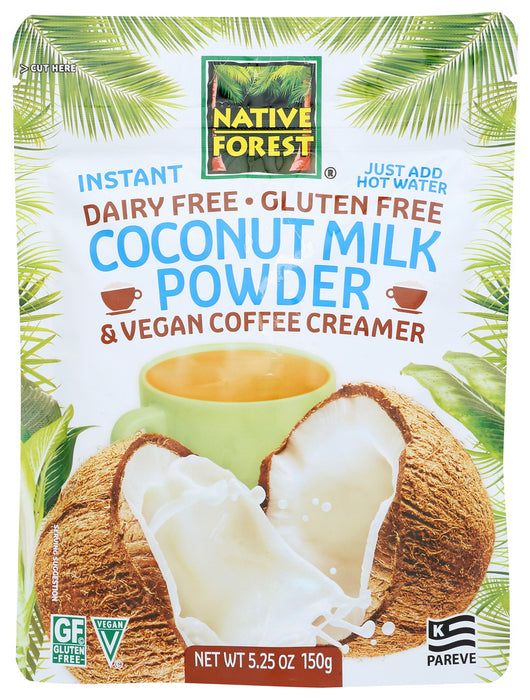 NATIVE FOREST: Coconut Milk Powder & Vegan Coffee Creamer, 5.25 oz