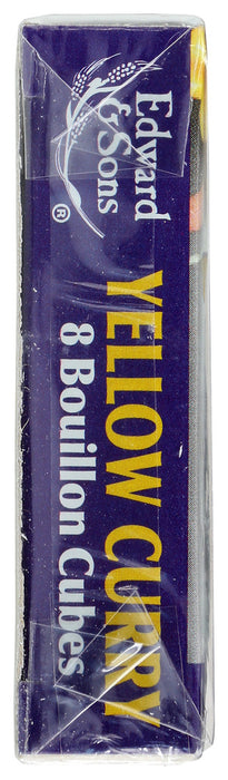 EDWARD & SONS: Yellow Curry Bouillon Cubes, 2.9 oz
