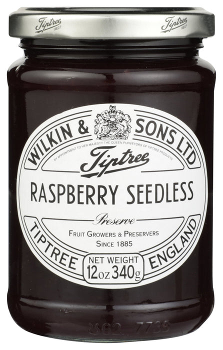 TIPTREE: Preserve Raspberry, Seedless, 12 oz