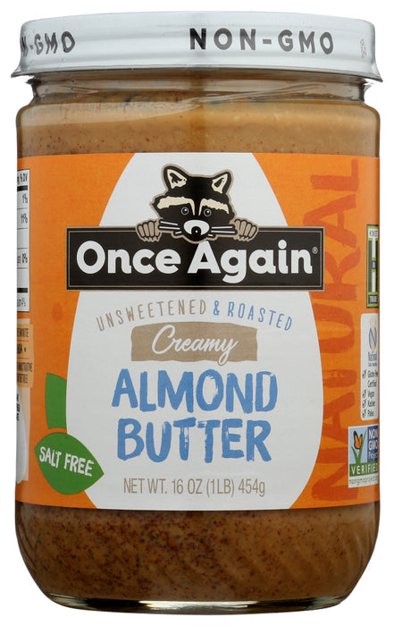 Unblanched almonds are dry roasted and milled smooth to create our smooth almond butter. Oil separation occurs naturally. To prevent, stir and refrigerate or freeze.This is a gluten free product.