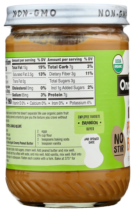 ONCE AGAIN: Peanut Butter Organic American Classic Creamy, 16 Oz