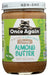 Once Again Nut Butter uses only the finest organic almonds available. Lightly Toasted Organic Unblanched Almonds are milled smooth to create our Lightly Toasted Almond Butter. This is a gluten free product.