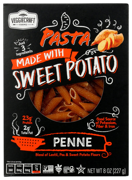 VEGGIECRAFT: Sweet Potato Pasta, 8 oz