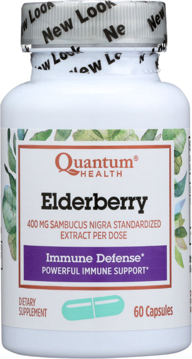 QUANTUM HEALTH: Elderberry Immune Defense Extract, 60 capsules