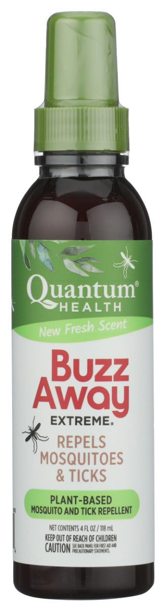 The natural repellent that has you covered against bites for hours. Made from essential plant oils and other natural ingredients, Buzz Away Extreme's safe, DEET-free formula wards off mosquitoes for up to 4 hours and ticks for up to 2 1/2 hours. Why expose yourself and your family to harsh chemical products when a proven, natural repellent has you covered?