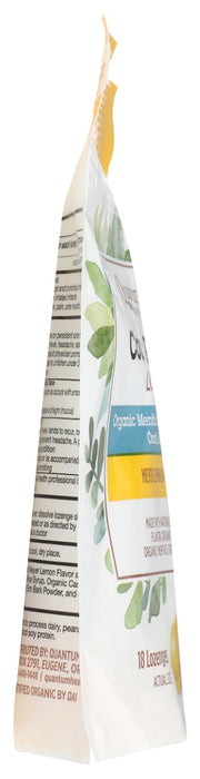 QUANTUM: Lozenges Cough Relief Lemon and Honey Organic, 18 ea