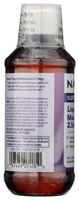 NATROL: Melatonin Liquid, 2.5 MG, 8 fo