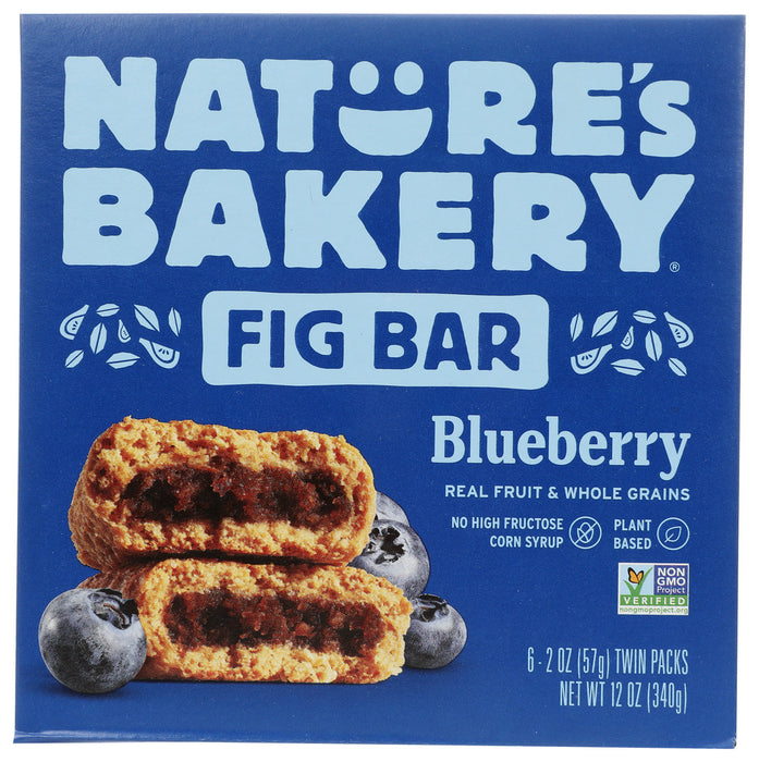 NATURE'S BAKERY: Stone Ground Whole Wheat Blueberry Fig Bar, 12 oz
