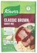 Recreate the traditional taste of the holiday season all year round with our Classic Brown Gravy Mix. Perfect over mashed potatoes or any of your favorite gravy recipes, like Knorr Saucy Swedish Meatballs.
