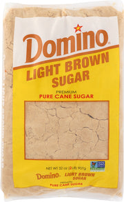 DOMINO: Sugar Light Brown, 2 LB