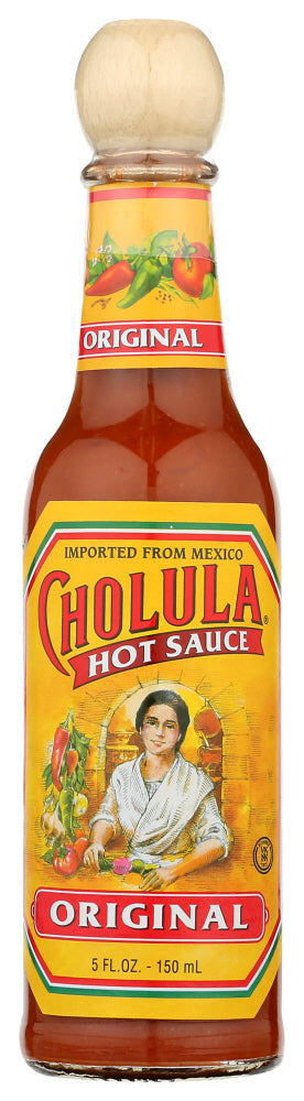 ORIGINAL IN MORE WAYS THAN ONE
This is where it all started. Cholula Original Hot Sauce is created from a generations old recipe that features carefully-selected arbol and piquin peppers and a blend of signature spices. We love it on burgers and chicken but have heard it's amazing on pizza. Uncap Real Flavor with Cholula Original.
