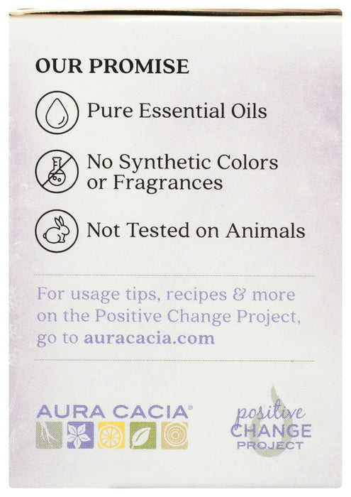 AURA CACIA: Aromatherapy Shower Tablets Relaxing Lavender 3 tablets (1 oz each), 3 oz