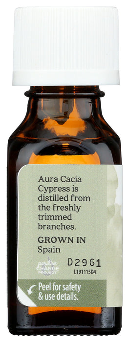 AURA CACIA: 100% Pure Essential Oil Cypress, 0.5 Oz